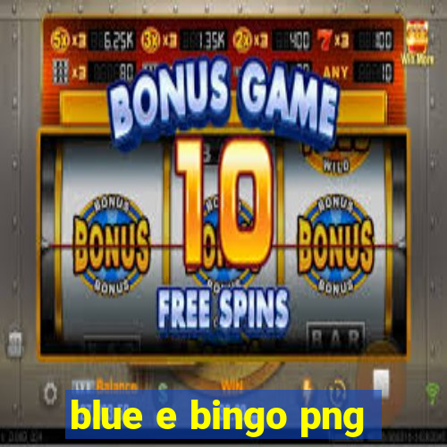 blue e bingo png